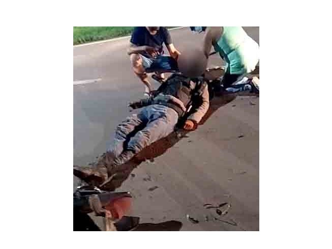 Motociclista alcoolizado é detido após envolver-se em acidente na MT-208