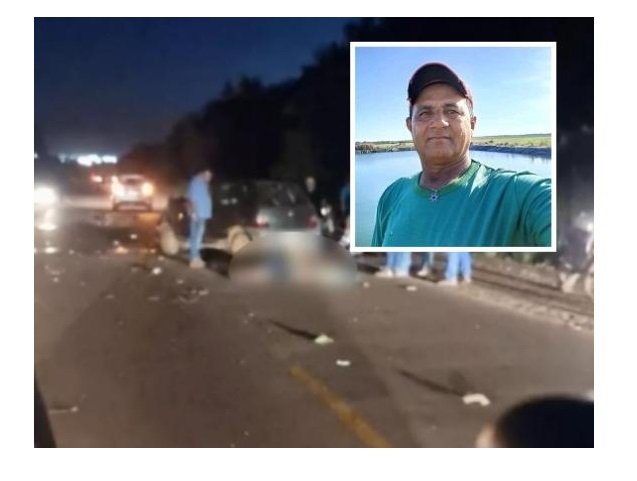 Motociclista tenta ultrapassar carreta, bate em Uno e morre na hora