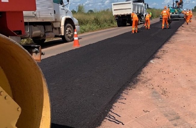 Via Brasil BR-163 inicia a recuperação entre Sinop (MT) e o Porto de Miritituba (PA)