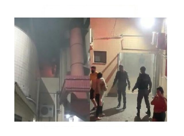 Seis policiais ficam intoxicados após combaterem incêndio no Hospital em MT