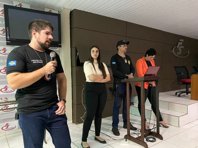 Equipe da PJC de Colíder ministrou palestra na FACIDER/UNIFAMA da nossa cidade.
