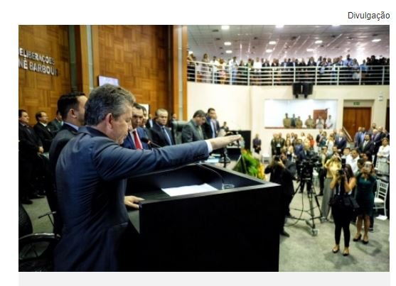 Mauro Mendes é empossado governador de Mato Grosso em sessão na ALMT