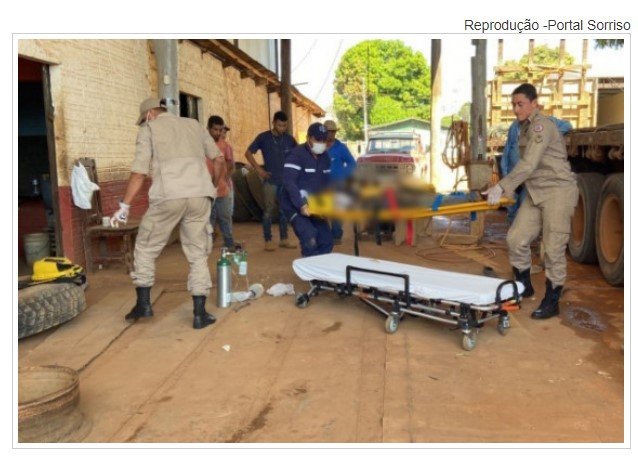 Borracheiro morre atingido por pneu de carreta que estourou enquanto consertava