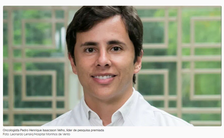 Médico brasileiro recebe prêmio considerado 'Oscar' da oncologia por inovação