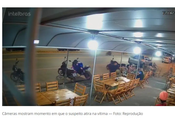 Jovem que sobreviveu após levar seis tiros em pizzaria em MT usava colete à prova de balas