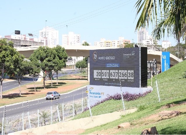 Impostômetro: arrecadação de tributos em MT ultrapassa os R$ 20,5 bilhões