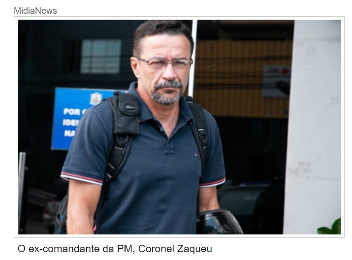 TJ absolve coronel Zaqueu por dois crimes e devolve patente