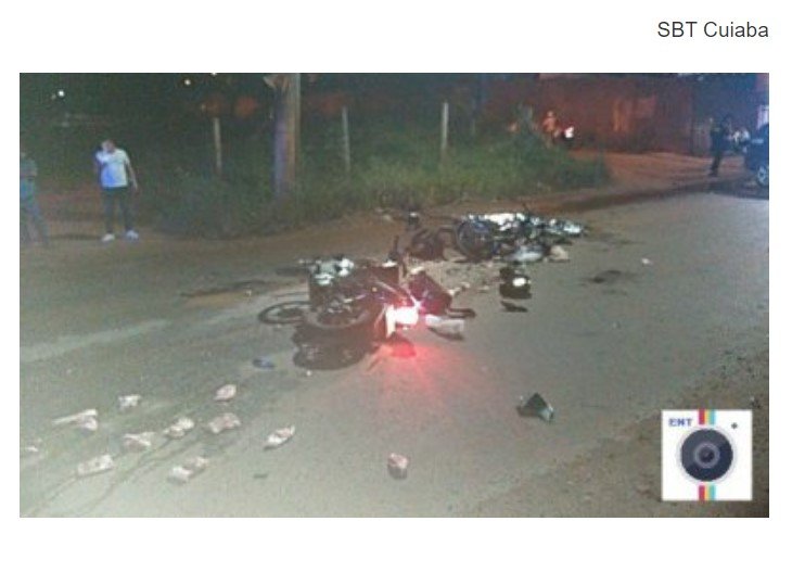Buraco na pista causa batida entre motocicletas e deixa dois mortos