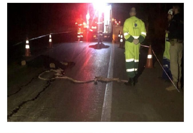 Idoso morre atropelado na BR-163