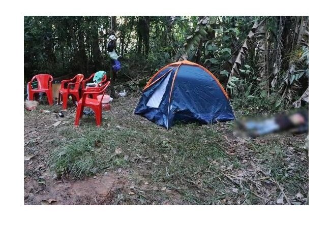 Bandido tenta assaltar militares em acampamento e acaba morto