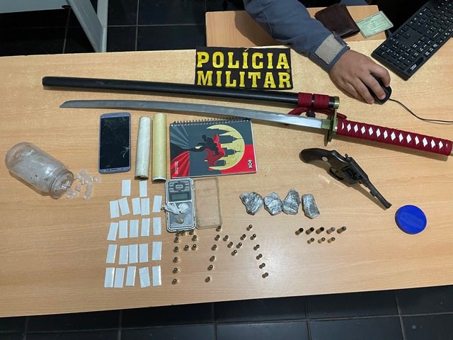 Policia Militar de Colíder prende o Traficante ‘Ninja’. (Vídeo)