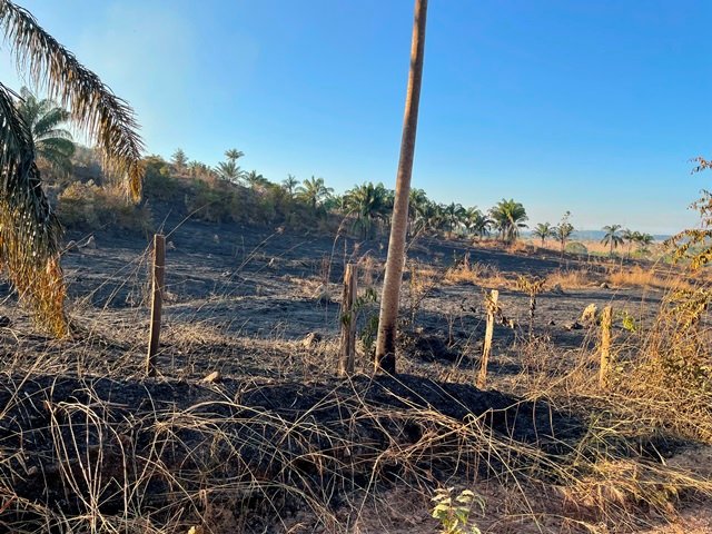 Incêndio em área rural em Colíder já causou isolamento da comunidade Saltinho. (Vídeo)