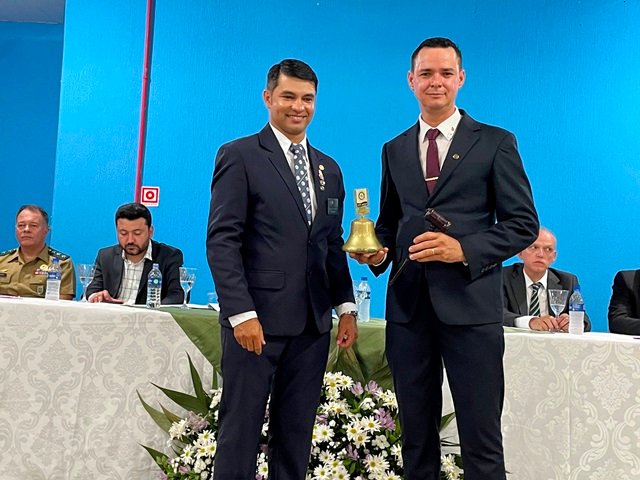 Empresário Fabio Liranço e o novo presidente do Rotary de Colíder. (Video)