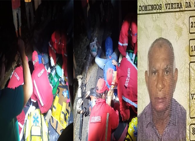 Idoso morre após bater moto em trator em MT