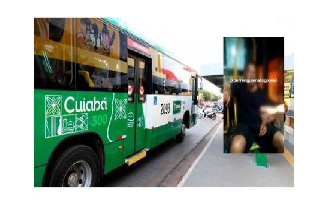 Mulher filma passageiro se masturbando em ônibus de MT
