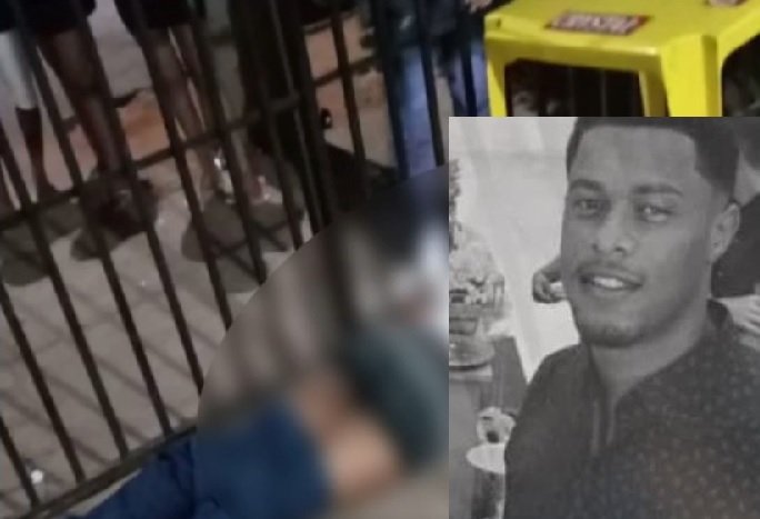Encapuzado pula muro de bar e mata jovem com sete tiros na cabeça e tórax