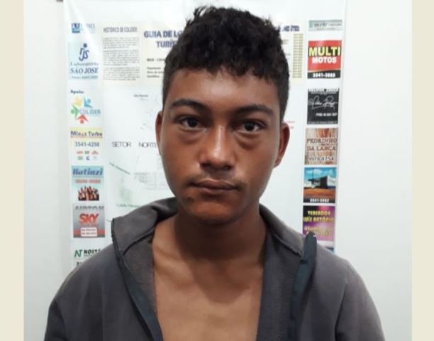 Jovem em Colíder é detido por ser suspeito de furtar bens da igreja.