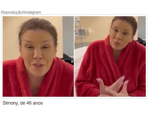 Simony descobre câncer aos 46 anos: ‘ Forte e confiante’