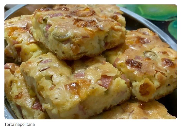 Torta napolitana uma torta prática de liquidificador basta bater os ingredientes e assar