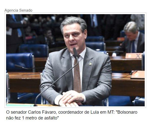 Fávaro detona Bolsonaro: 'Agronegócio merece Lula presidente'