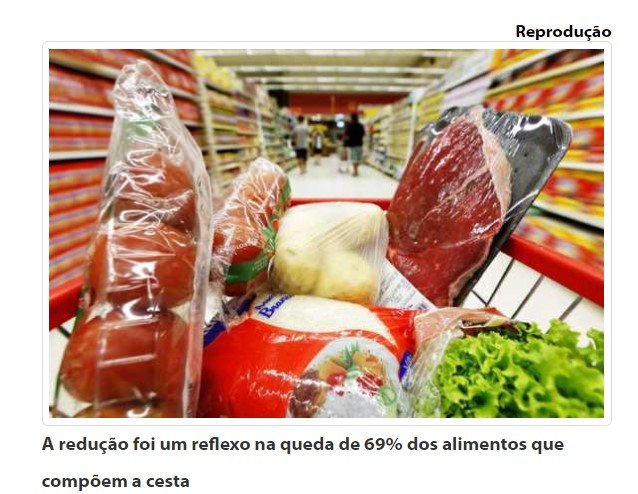 Agosto abre com leve retração de preços dos alimentos em Cuiabá