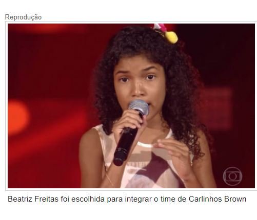 Garota de Mato Grosso é aprovada em audição do The Voice Kids