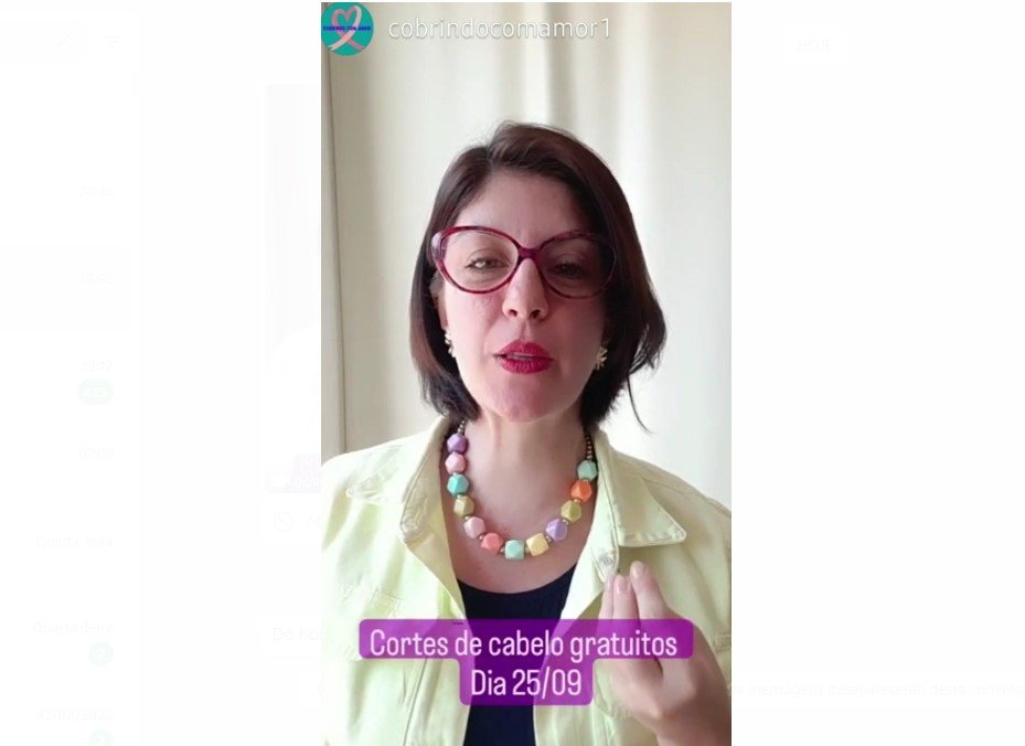 Criadora do projeto cobrindo com Amor de Colíder, faz nova campanha para arrecadar cabelos para o HCANMT.