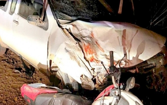 Acidente entre moto e Strada deixa dois mortos em rodovia de MT