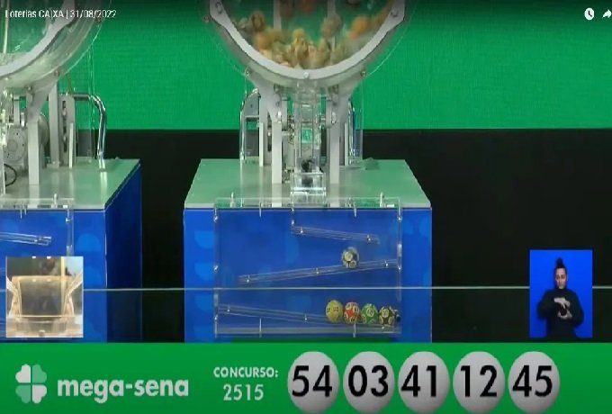 Ninguém acerta as seis dezenas da Mega-Sena 2515 e prêmio vai a R$ 50 milhões