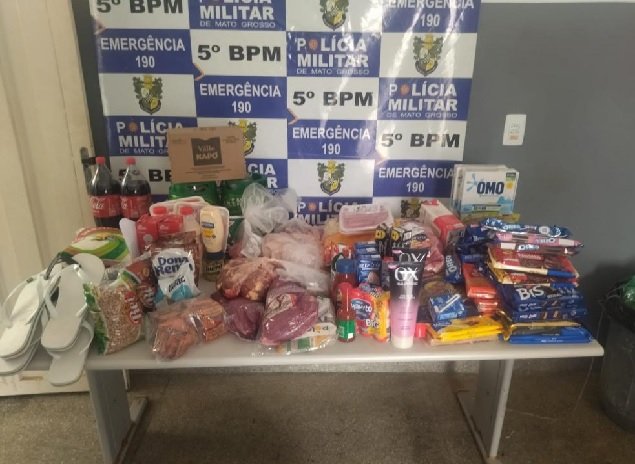 Suspeitos tentam sair de Açaí em MT com compra sem pagar