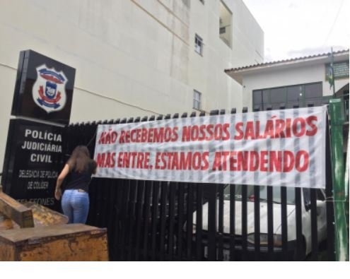 PCs cobram salários em faixa em MT