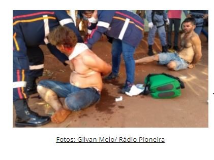 Homem invade duas residências se envolve em briga e acaba esfaqueado