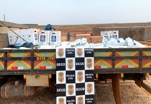 Proprietária de fazenda é presa com 2 toneladas de defensivos furtados