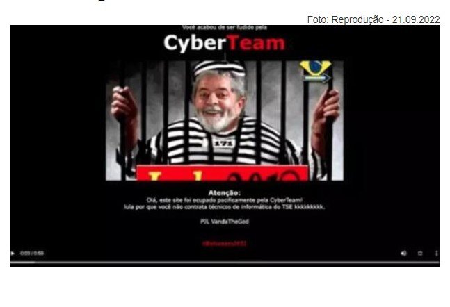 Hackers invadem página oficial de Lula na reta final da campanha