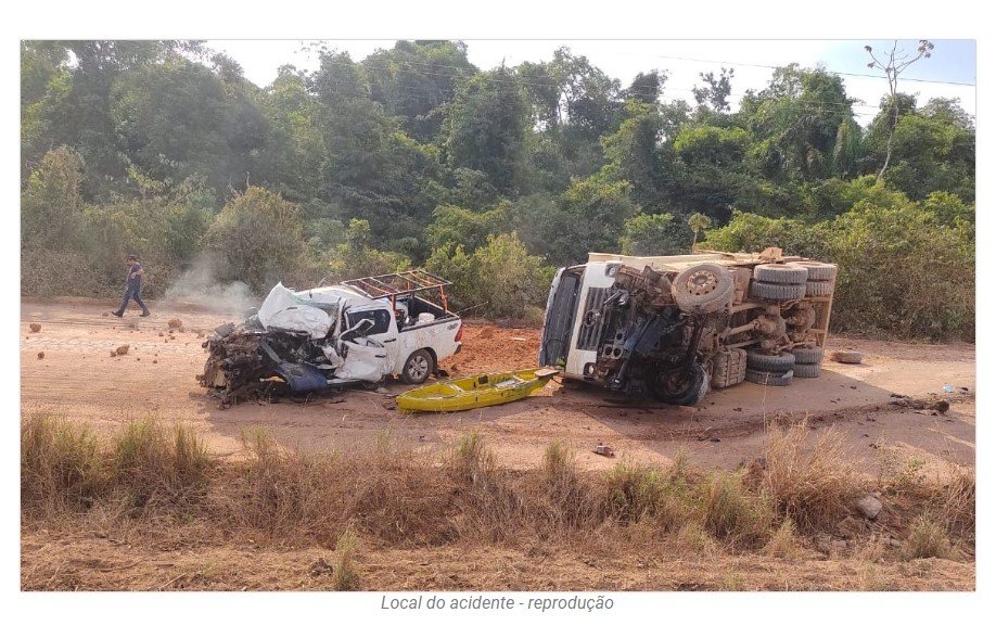 Acidente em estrada deixa 3 mortos em Sinop. (Fotos)