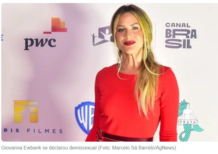 Giovanna Ewbank se declara demissexual; entenda