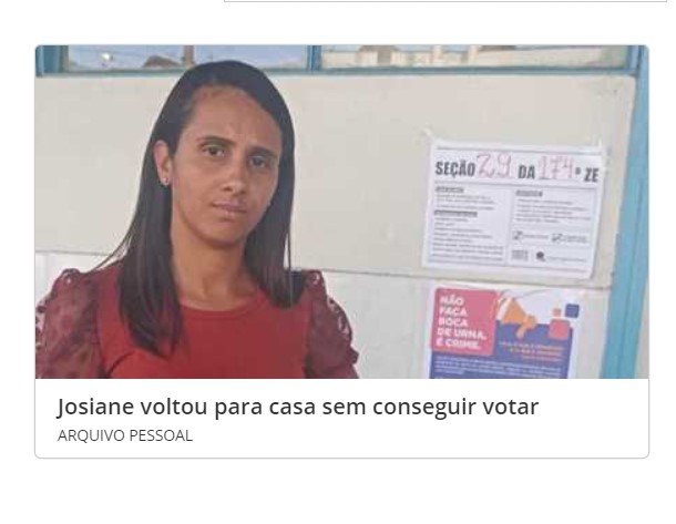 Eleitores chegam para votar em MG e descobrem que já tiveram voto computado