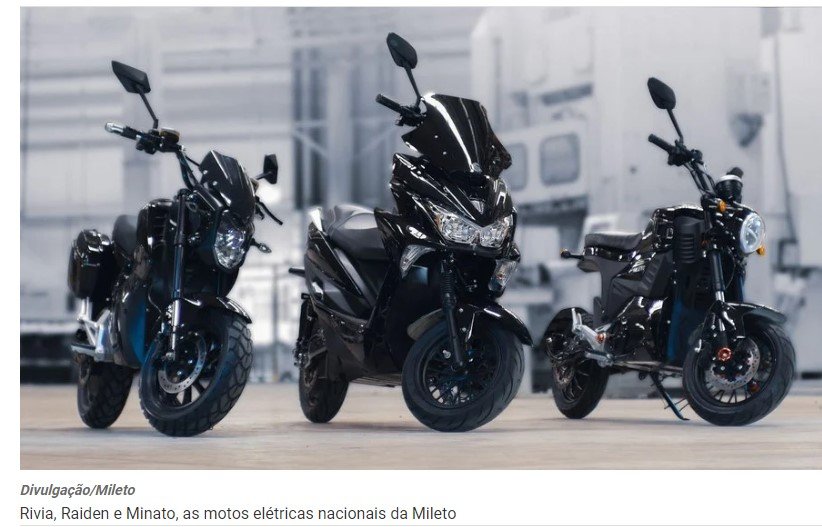 Startup nacional promete motos elétricas e veículos solares