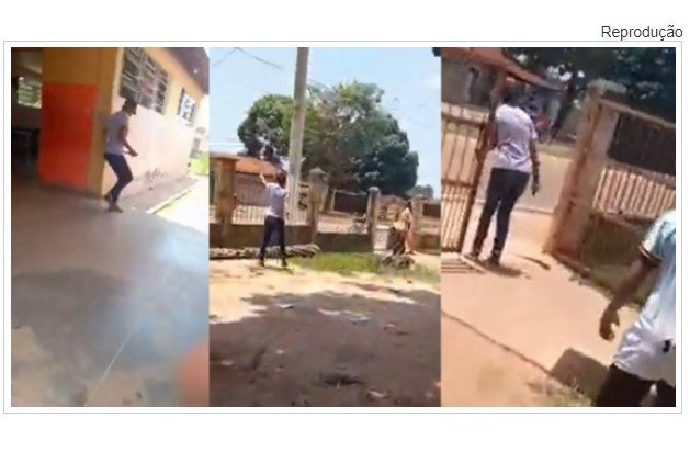 Mulher invade escola e corre atrás de alunos com faca na mão