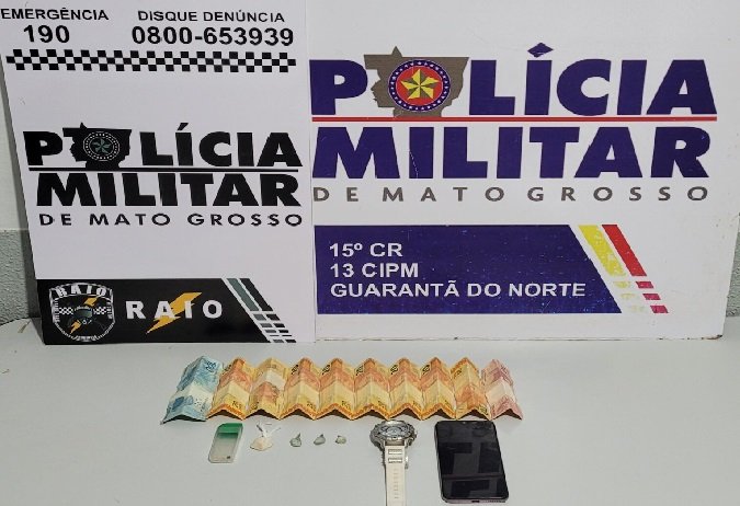 Menor de 13 anos é detido e homem de 31 anos é preso por tráfico