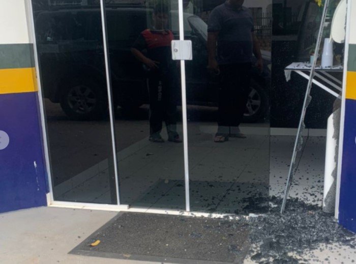 Escola em Colíder e alvo de vândalos por duas vezes em menos de uma semana. (Fotos)