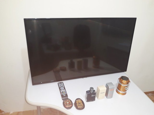 PJC de Colíder recuperam TV e outros produtos de furtos. (Fotos)