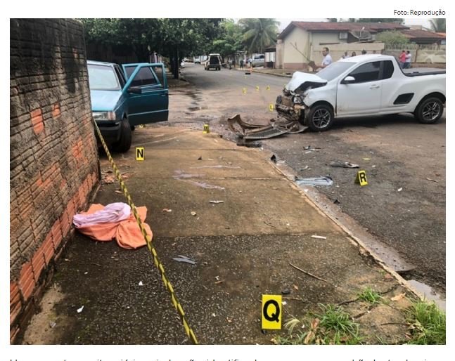 Agente penitenciária é arremessada de carro e morre após colisão com outro veículo