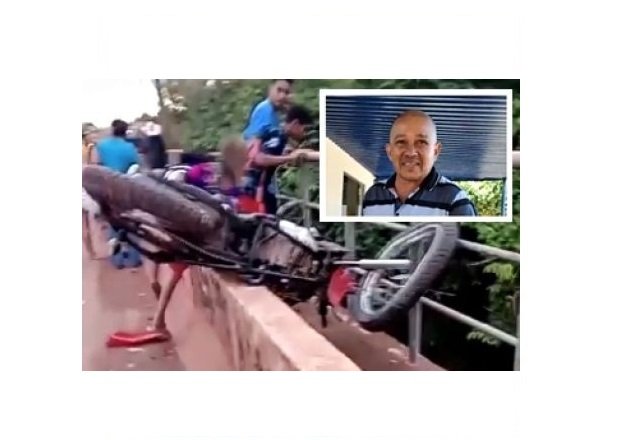 Motociclista tem braço decepado e morre após colisão em ponte