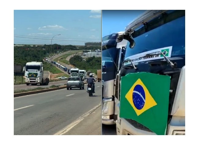 Caminhoneiros programam caminhonaço com destino a Cuiabá para trancar BR-163;