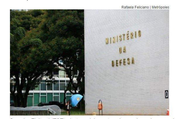 Relatório das Forças Armadas não encontra fraude nas urnas eletrônicas