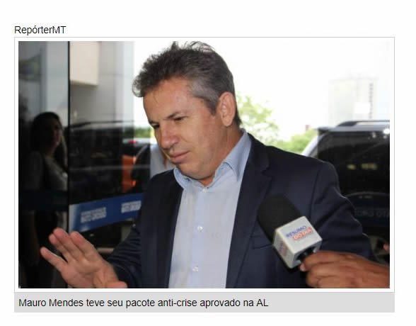 Mauro chama Estado de mau pagador vai cortar gastos com fornecedores