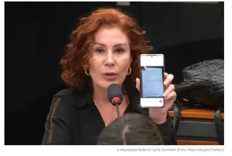 Carla Zambelli denuncia Supremo por violações à OEA