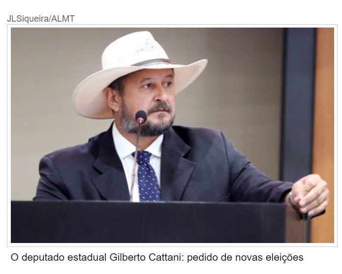 Cattani diz apoiar nova eleição: 'Não tenho medo de perder cargo'