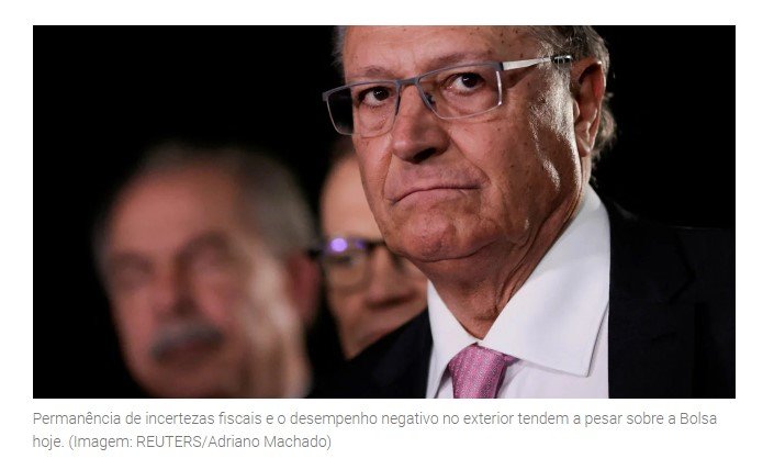 Ibovespa (IBOV) volta a ter forte queda com PEC da transição